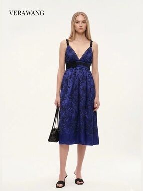 Vera Wang Silk Dress Vintage Y2K Size 4